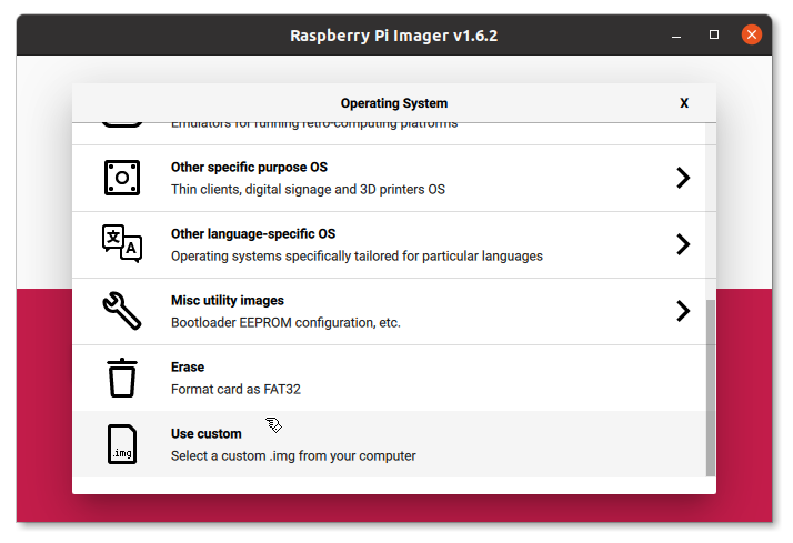 raspberry pi installer pc